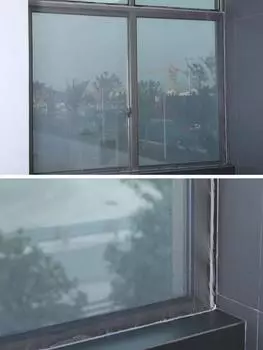 Шторы Москитная сетка Дверь Дом Невидимый Песок Окно Репеллент Экран Самоклеящийся Тип Без Дырок Сетка Кровать Текстиль Сад чёрный