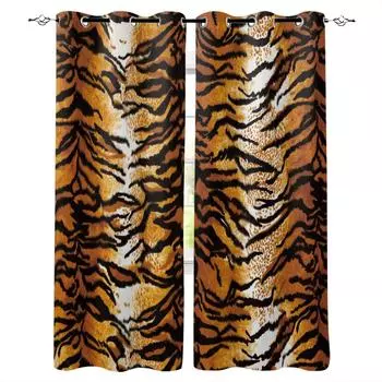 Шторы Skin Tiger Blackout для детей, декор для дома, спальни, гостиной, шторы с высокой степенью затемнения W135 x H60cm