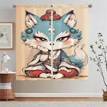 Шторы Tang Xiaowu Роскошные шторы для гостиной, спальни, затемняющие шторы, подхваты для оконных жалюзи, кудри, дом и украшение W50xH70cmx2pcs-CL