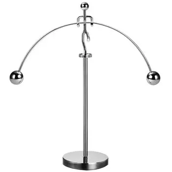 shttown Yajirobe Лечебный предмет Маятник Движущийся все время Тяжелая атлетика Интерьер Наука Нержавеющая сталь серебряный