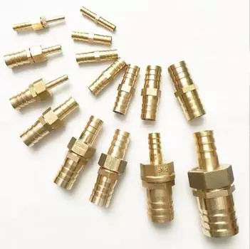 Штуцер для шланга, латунный фитинг, стыковочный аппарат, ремонтник, редуктор, воздушный катер, газ, топливо 6mm X4mm