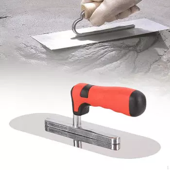 Штукатурный мастерок Цементная плоская отделка для циклевки пола Гипсокартон 10x28x9.5cm