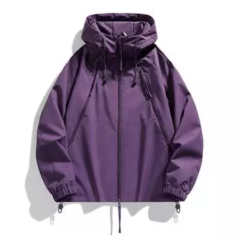 Штурмовая куртка мужская весна и осень новые свободные топы с капюшоном водонепроницаемая одежда для альпинизма пара курток для мужчин M