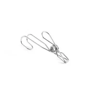 Штырь для подвешивания из нержавеющей стали прищепки для сушки белья зажимы многоцелевые прищепки для кухни ванной комнаты гостиной