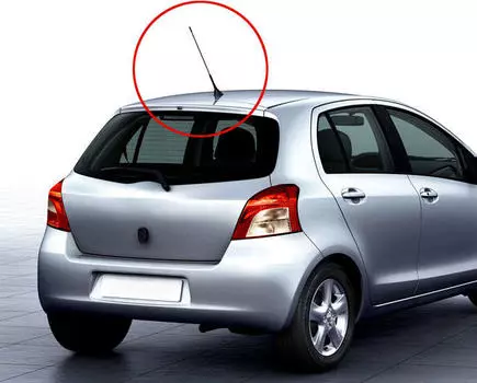 Штыревая мачта антенны на крыше AMFM, 11 дюймов, ввинчивающаяся