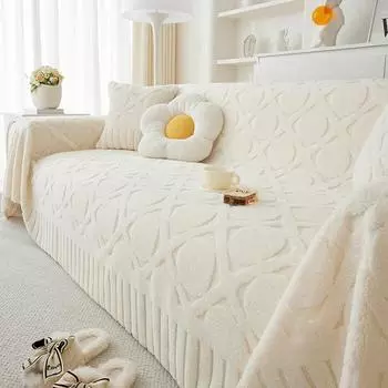 Шу хлопок бархатный чехол для дивана зимнее полотенце для дивана новое плюшевое одеяло для дивана 180*130cm