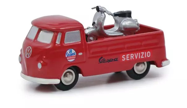 Shuco Piccolo Volkswagen T1 с Vespa Red VESPA Service красный