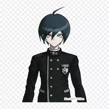 Shuichi Saihara, прозрачная наклейка Danganronpa V3 Killing Harmony с принтом на одежде, термонаклейка «сделай сам», для футболок, нашивка с утюгом на переносе