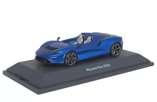 Shuko McLaren Elva 2020 Matte Blue Finished Product 1/43