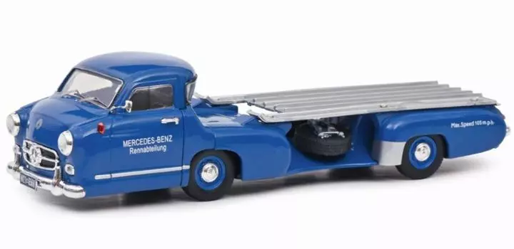 Shuko Racing Transporter Blaues Wunder Готовый продукт 1/43 Mercedes-Benz