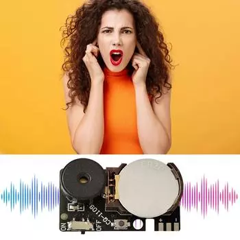 Шумелка в виде сверчка, маленький размер и долгий срок службы батареи, звуковой розыгрыш, раздражающий шумовой генератор, раздражающий шумовой генератор для вечеринки чёрный