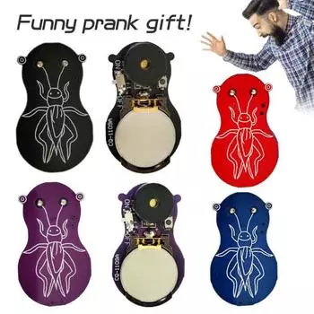 Шумелка в виде сверчка, скрытая пищащая штука для офиса и дома, первоапрельская шутка 1pc синий