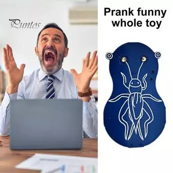 Шумелка в виде сверчка, скрытое звуковое устройство для офиса и дома, первоапрельские розыгрыши, карманный звуковой генератор, портативный карманный гаджет для розыгрыша 1pc чёрный