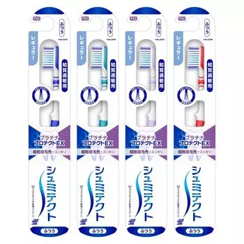 Shumitect Platinum Protect EX Toothbrush Hypersensitivity Care Regular 4 pieces (Normal)