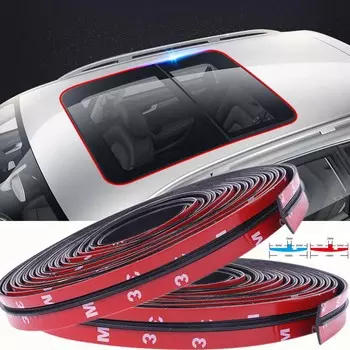 Шумоизоляционные аксессуары Аксессуары для стайлинга автомобиля Наклейки на автомобиль Уплотнительные полосы для кромок Резиновая полоса 14mmx2m