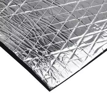 Шумоизоляция автомобиля, шумоизоляция, акустический демпфирующий пенный коврик для сабвуфера, звукоизоляционная теплоизоляционная прокладка 50x25 см 10/5 мм