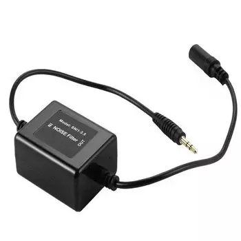 Шумоподавление Аудиосистема Наушники Мини-джек 3,5 мм Аудиоизолятор Заземляющий контур Шумоизолятор чёрный