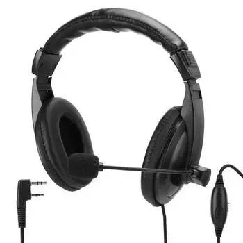 Шумоподавление Handsfree Наушники-вкладыши Walkie Talkie PTT Микрофон Динамик Наушник