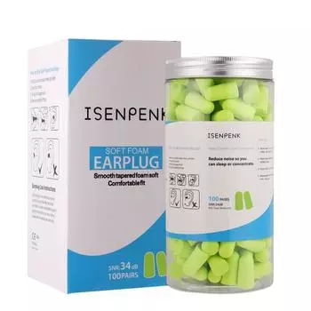 Шумоподавление, шумоглушители для сна, противошумные для вечеринок, пенопластовые беруши, вечерние сувениры, шумоподавление, изоляция Earplu 100pcs