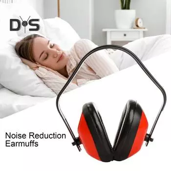 Шумоподавляющие наушники Защита органов слуха Промышленная безопасность Регулируемые наушники для работы Стрельба Скашивание Строительство Шумоподавляющие наушники красный