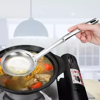 Шумовка из нержавеющей стали для кухни. Практическое снятие насадок Diameter 8cm