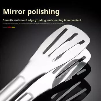 Шумовка из нержавеющей стали, шумовка, ложка-щипцы, шумовка, многоцелевое кухонное сито, ковш с длинной ручкой, сито для жарки 2pcs