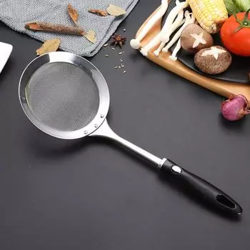 Шумовка Киноа Сито Мелкая сетка Сито для пасты Кухонные шумовки Кухонный фильтр для муки Дуршлаг 14cm