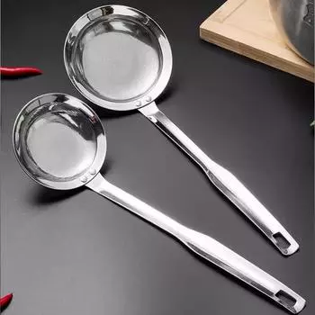 Шумовка Ложка-дуршлаг из нержавеющей стали Шумовки Кухонная утварь Половник Кухонные принадлежности Ложка-половник Для приготовления пищи S