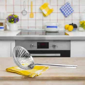 Шумовка Ложка-шумовка из нержавеющей стали Сервировочный ковш для снятия пены S