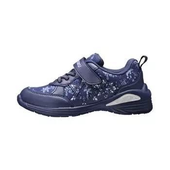 Shunsoku Sneakers for Long Beautiful LEC cm Kids, Girls, Lightweight, Feet, Legs, 16-23cm, 2E, 7860, Navy, 19.0