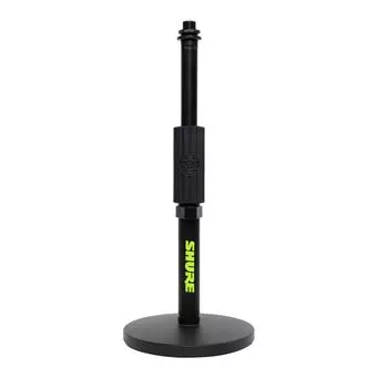 Shure by Gator Tabletop Microphone Stand Straight Type Vibration Absorption Round Base 6 SH-DESKTOP1 []