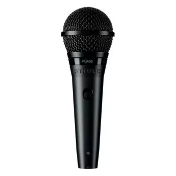 SHURE Cardioid dynamic microphone for vocals without attached cable PGA58-LC []