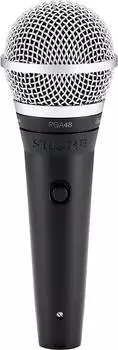 SHURE Dynamic Vocal cable included Black warranty 2 Microphone Cardioid/With switch/XLR-phone PGA48-QTR-J [/Manufacturer s years]