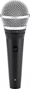 SHURE Dynamic Vocal cable included Black warranty 2 Microphone Cardioid/With switch/XLR-XLR PGA48-XLR-J [/Manufacturer s years]