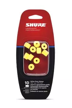 SHURE Foam Ear Pads/Yellow (5 pairs) EAYLF-10 [] EAYLF1-10