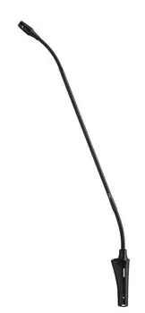 Shure Gooseneck конденсаторный встроенный фланцевый кардиоидный микрофон Shure CVG18-B/C, 18 дюймов, предусилитель, крепление, (черный)