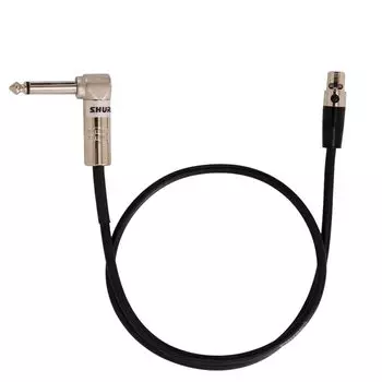 SHURE Musical Instrument Wireless Cable Phone Plug WA304 L-Type 0.65m []