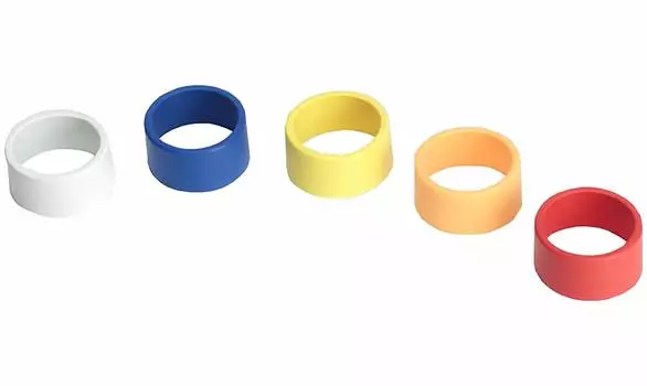 SHURE PG PGX SLX BLX ID ring 5 colors 1 set WA615M GLX-D QLX-D ULX-D UHF-R Multi-color []