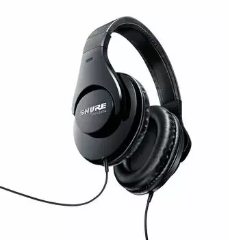 SHURE Pro Quality Наушники Герметичные Домашняя Запись DJ Год Изготовителя Средний / SRH240A-BK-A Черный: [2 Гарантия]