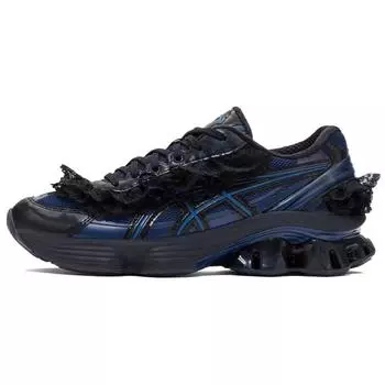 SHUSHU/TONG x Asics GEL KINETIC FLUENT Износостойкие Низкие Кроссовки для Бега Унисекс Синий Черный 37.5