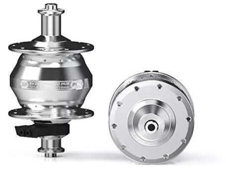 Shutter Precision Сверхмалая динамо-втулка SL 28H S43HUB00403 Серебристая 28H (SP) ПВ-8