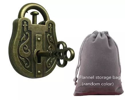 SHUYUE Lock Unlock 3D Brain Puzzle Puzzle Детская классическая игрушка из литого металла и
