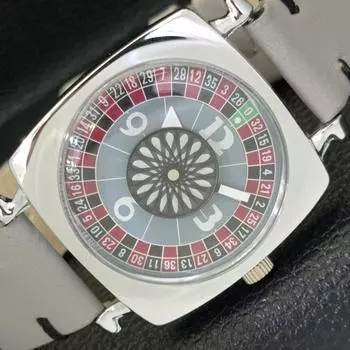 ШВЕЙЦАРСКИЕ МУЖСКИЕ ЧАСЫ С РУЧНЫМ ЗАВОДОМ В СТИЛЕ АРТ-ДЕКО, ОТРЕМОНТИРОВАННЫЕ, СЕРЫЙ ЦИФЕРБЛАТ a431208-2 R106-a431208