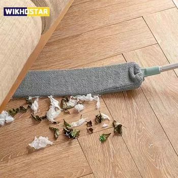 Швабра с длинной ручкой. Прикроватная щетка для пыли. Съемная чистящая тряпка. Щетка для чистки зазоров. Очиститель пыли для дивана, мебели. Предметы домашнего обихода.