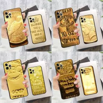 Швейцария Fine Gold чехол для iPhone 12 Pro Max 11 13 Pro Max 12 13 Mini X XR XS Max 7 8 Plus SE2 чехол для телефона iPhone 6 6s