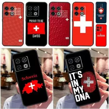 Швейцария Швейцарский флаг для OnePlus 9 10 Pro Ace 9RT 10T 8T чехол для телефона OnePlus Nord 2T N10 N20 N300 CE 2 Lite OnePlus Nord N20