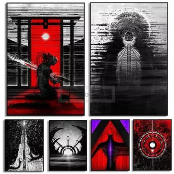 Швейцарская метал-группа Кавер-постер Darkness Cyberspace Prints Картина на холсте Настенные художественные картины Home Live Room Современное украшение 21x30cm No Framed