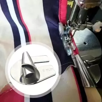 Швейная лапка для подрубки 3-10 мм, сверхмощная стальная промышленная бытовая швейная машина, универсальная широкая узкая прижимная лапка для подрубки 3mm