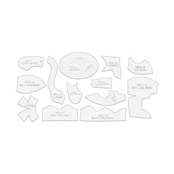 Швейная линейка Кукла DIY Шаблон Линейка Модель S