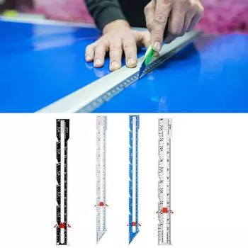Швейная линейка металлическая линейка для квилтинга линейка для измерения подгибки швейный измерительный инструмент для вязания ткани шитье подгибка белый